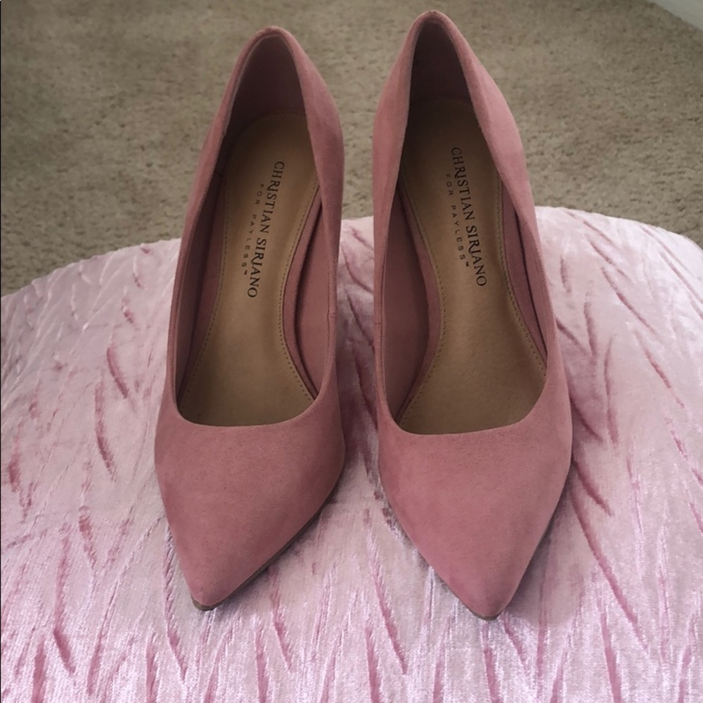 Light pink soft heels